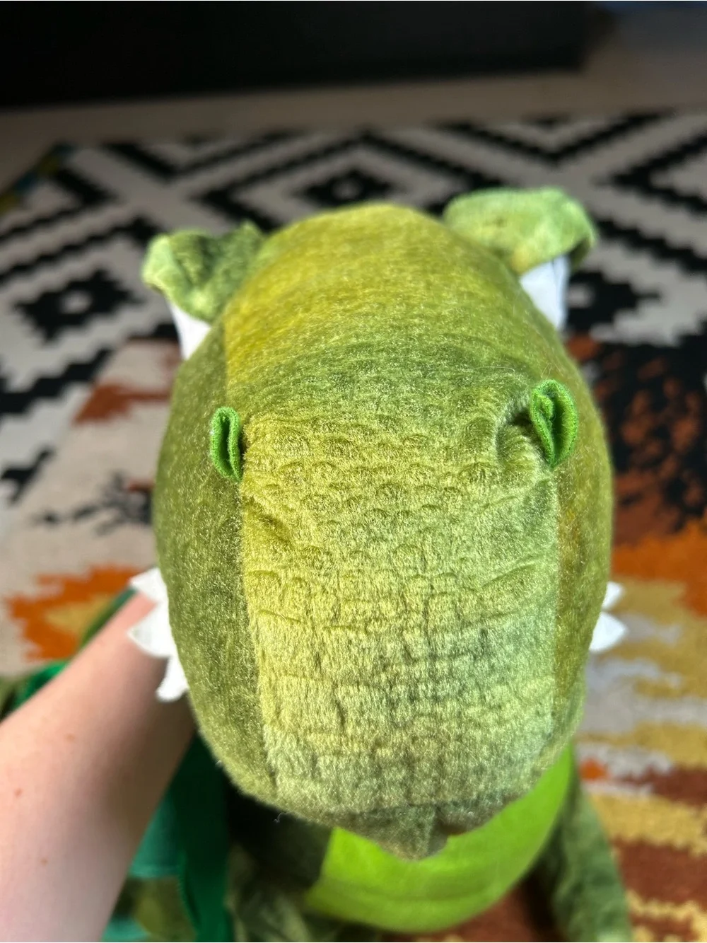 Ride along, Green Dino costume!!